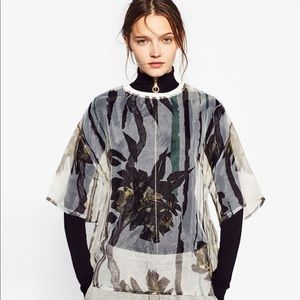 Sheer Printed Zara Top